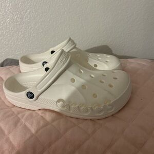 CROCS  Slip-On Slippers - Cream